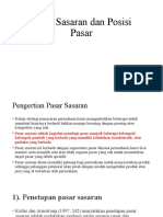 Pasar Sasaran Dan Posisi Pasar