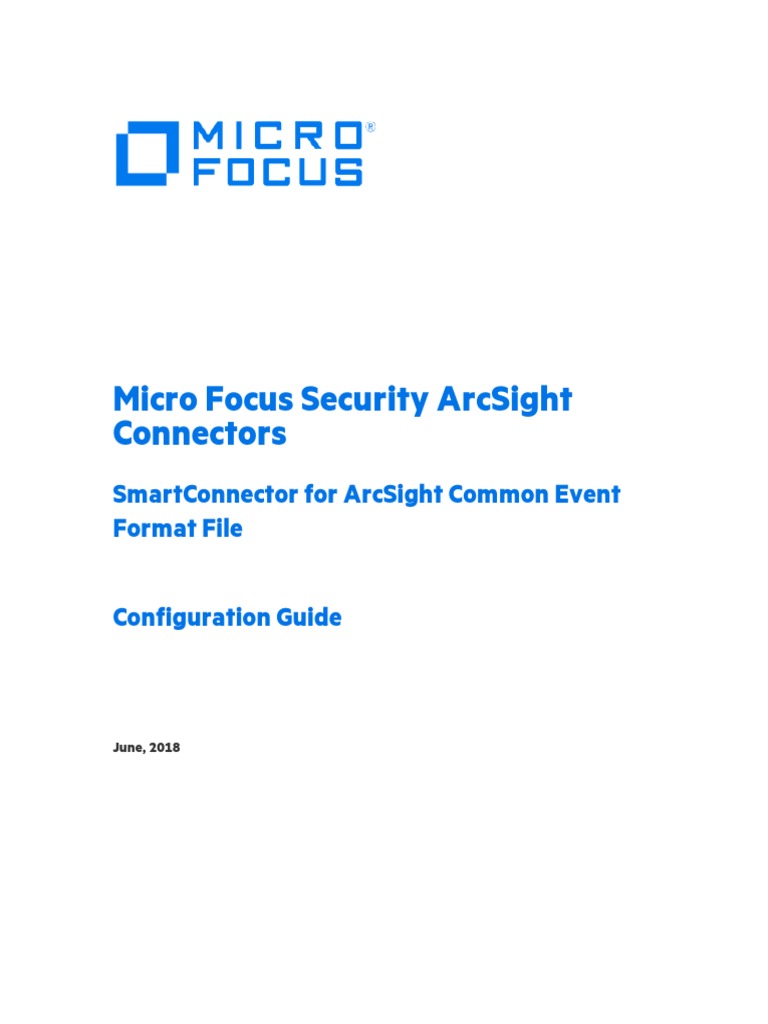 Micro Focus Security Arcsight Connectors Smartconnector For Arcsight