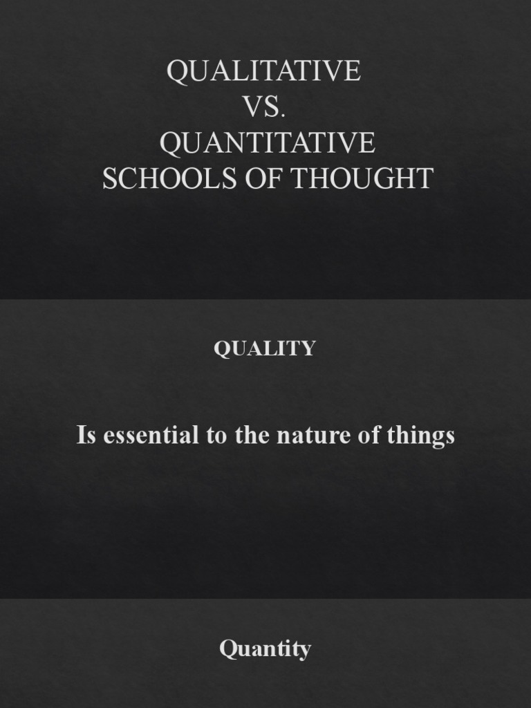 Qualitative vs. Quantitative Research Methods | PDF | Social Science ...