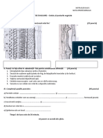 Test Celula Si Tesuturile Veg