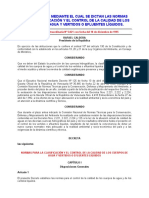 Decreto 883 Normas para La Clasificación y El Control