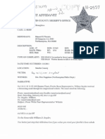 Martin County Sheriff's Office Complaint Affidavit