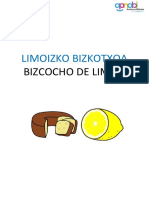 Bizcocho de Limon