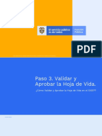 Presentación - Paso 3 - Jefe Contratos Validar y Aprobar HV