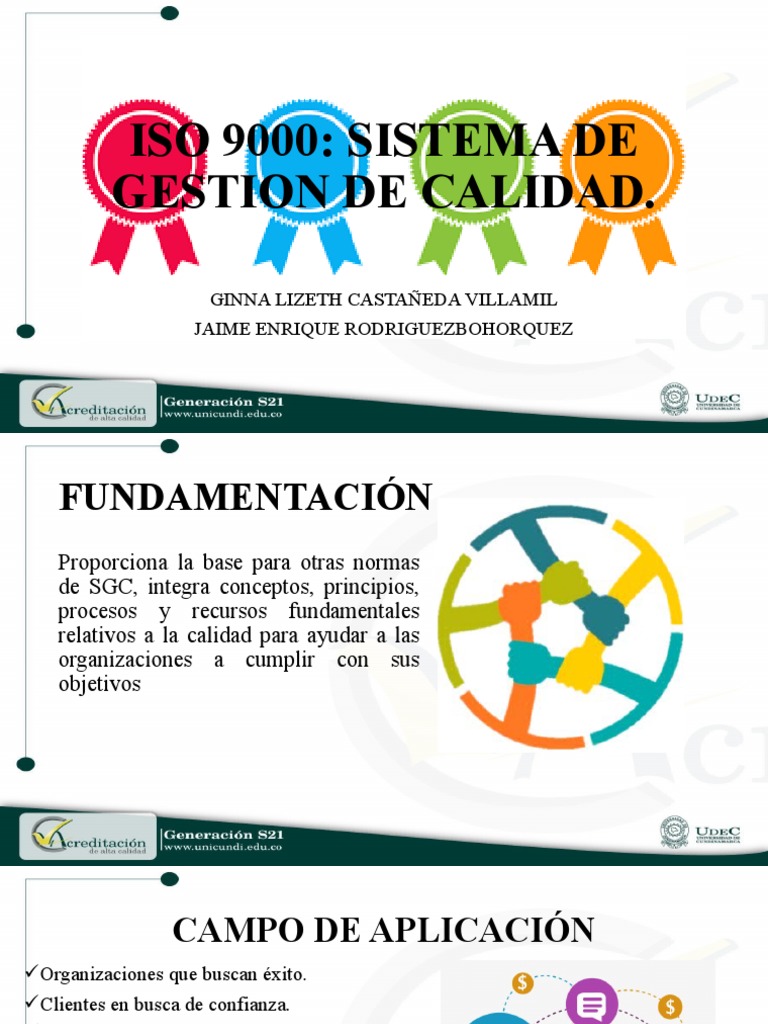 ISO 9000: Fundamentos del SGC | PDF | Iso 9000 | Gestión de la calidad