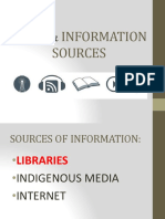 Information Sources: Media &