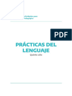 5° AÑO-PRÁCTICAS DEL LENGUAJE