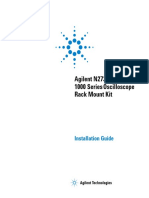 Agilent N2739A 1000 Series Oscilloscope Rack Mount Kit: Installation Guide