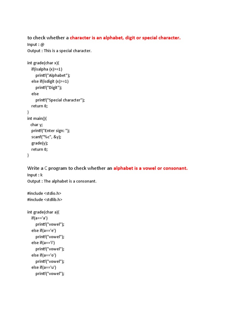 Programming - 1 | PDF | Alphabet | Notation