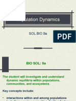 Population Dynamics Key Concepts