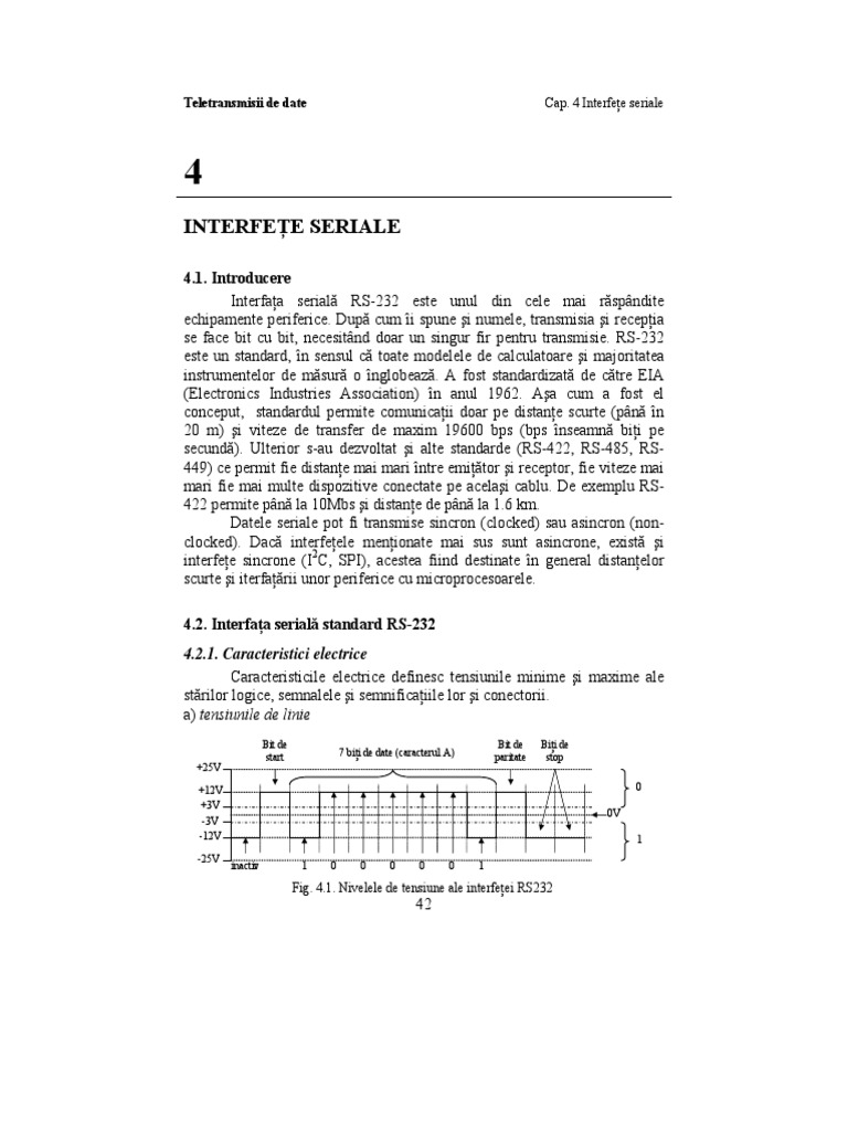 Cap4 Interfete Seriale PDF | PDF