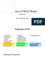 Lecture # 3 Properties of SW