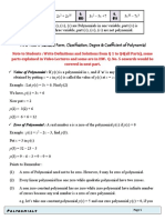 Class IX_Polynomials_Assignment_Type 2_Part I