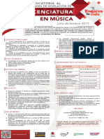 Convocatoria Nivelación Música