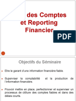 Audit des Comptes et reporting financier