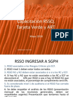 Capacitación RSSO, TV y ART PDF