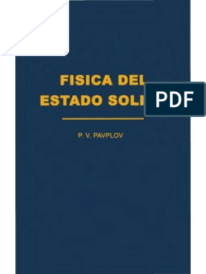 Fisico Del Estado Solido 1 | PDF