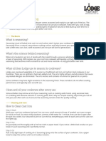 LODGE - All About Seasoning PDF