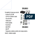 Kit Completo de 4 Cámaras Que Consta de PDF