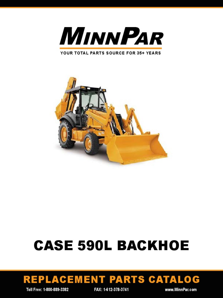 Case 590L Backhoe: Replacement Parts Catalog | PDF