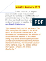 Baba Newsletter January 2011