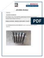 Informe Tecnico 6 Inyectores STH Ot 6407 (0432 191 259)