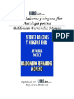 FERNANDEZ MORENO BALDOMERO - Setenta Balcones