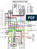 Esquema elétrico DT180N moto