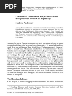 Harlene Anderson: Postmodern Collaborative and Person-Centred Therapies: What Would Carl Rogers Say?