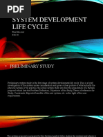 System Development Life Cycle: Rhea Mae Amit Bsa-Iii