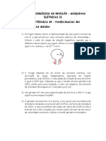 Lista de exercícios de máquinas elétricas