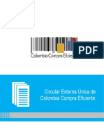 Circular Externa Única de Colombia Compra Eficiente