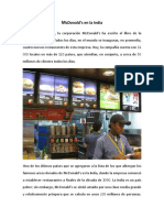 Caso estudio CULTURA  McDonald