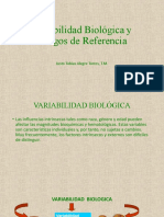 Variabilidad Biológica y Rangos de Referencia