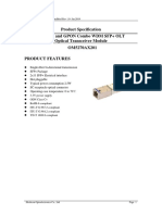 Product Specification Xg-Pon and Gpon Combo WDM SFP+ Olt Optical Transceiver Module OM5270AX201 Product Features