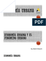 Economía Urbana y El Fenómeno Urbano