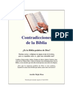 Contradicciones de La Biblia, Agosto 2010