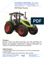 NV1004 100Hp 4WD Wheel Tractor Nivo Machinery