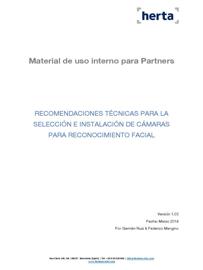 Recomendaciones Técnicas Herta | PDF | Resolución de pantalla | Píxel