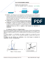 2.CHAPITRE I État Déquilibre Limite