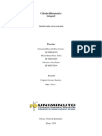 Trabajo de Antiderivadas en La Economia