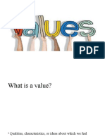 What is a value