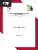 Análisis Del Discurso