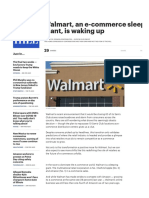 Walmart An E-Commerce Sleeping Giant Is Waking Up Thehill