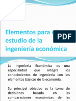 Elementos para El Estudio de La Ingenieria Economica