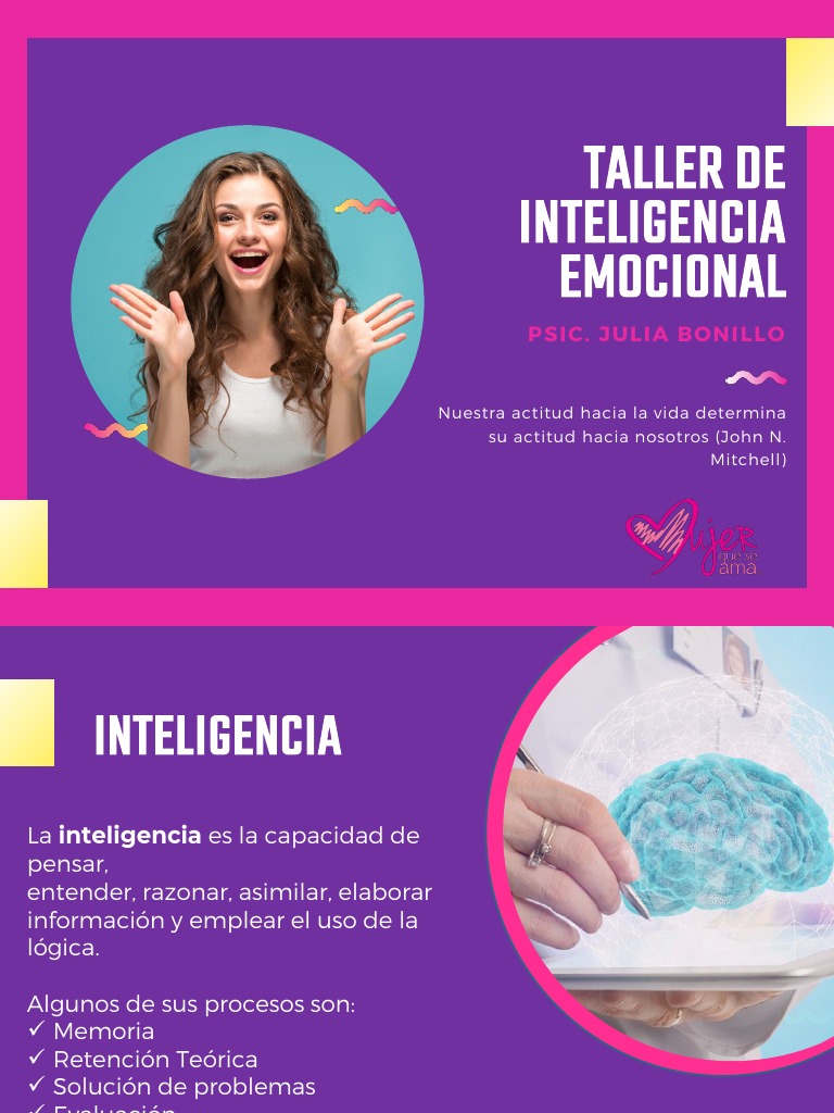 Taller de Inteligencia Emocional | PDF | Inteligencia emocional | Las ...