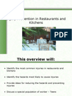 Injury Prevention in Restaurants and Kitchens
