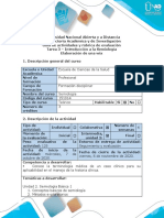 Guía de actividades y rúbrica de evaluación - Tarea 3. Introducción a la Semiología