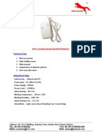 JOY-J Wireless/wired gas/LPG Detector: Technical Data