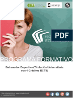 Entrenador Deportivo Online